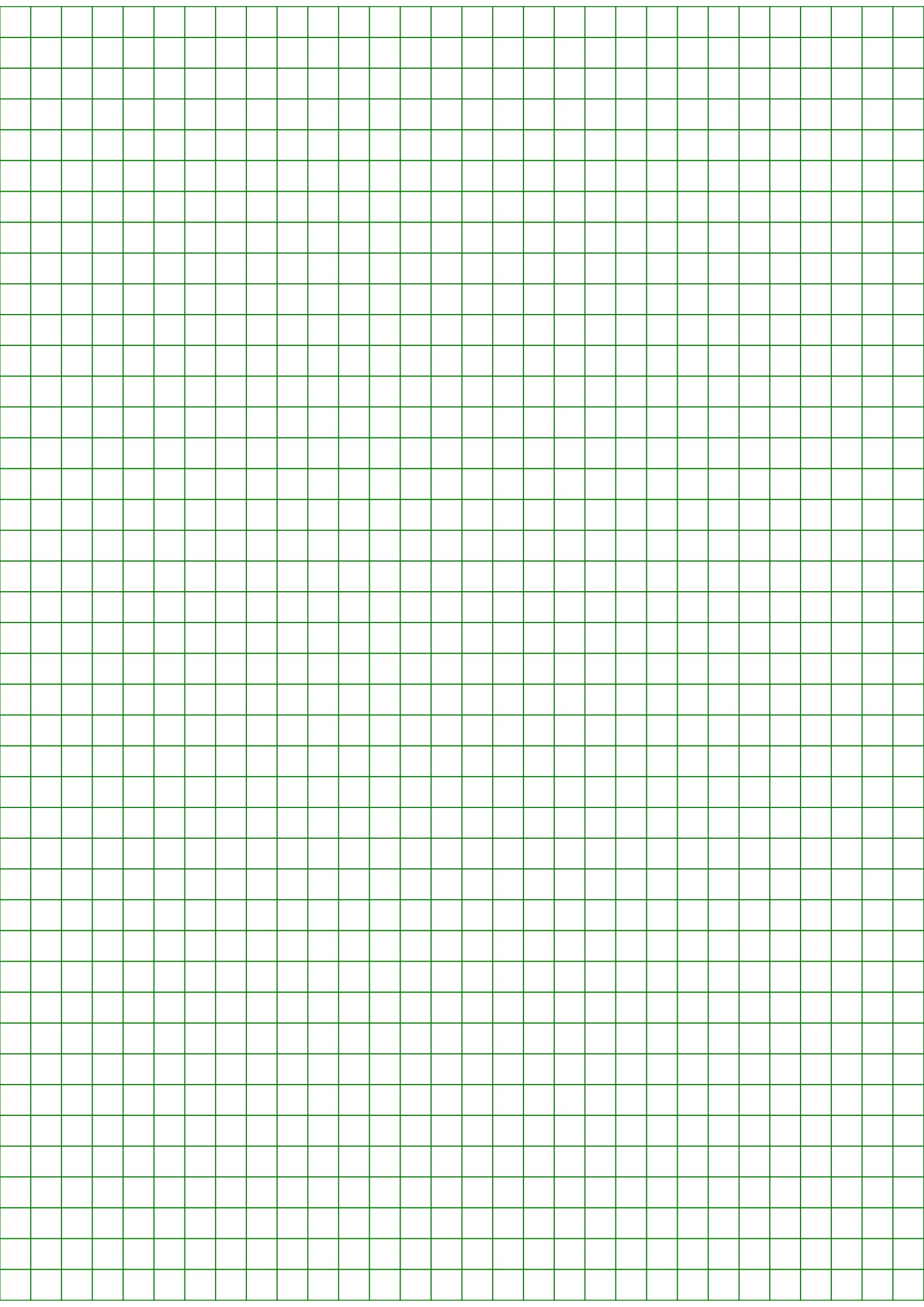 7Mm Grid Paper Green 7Mm Grid