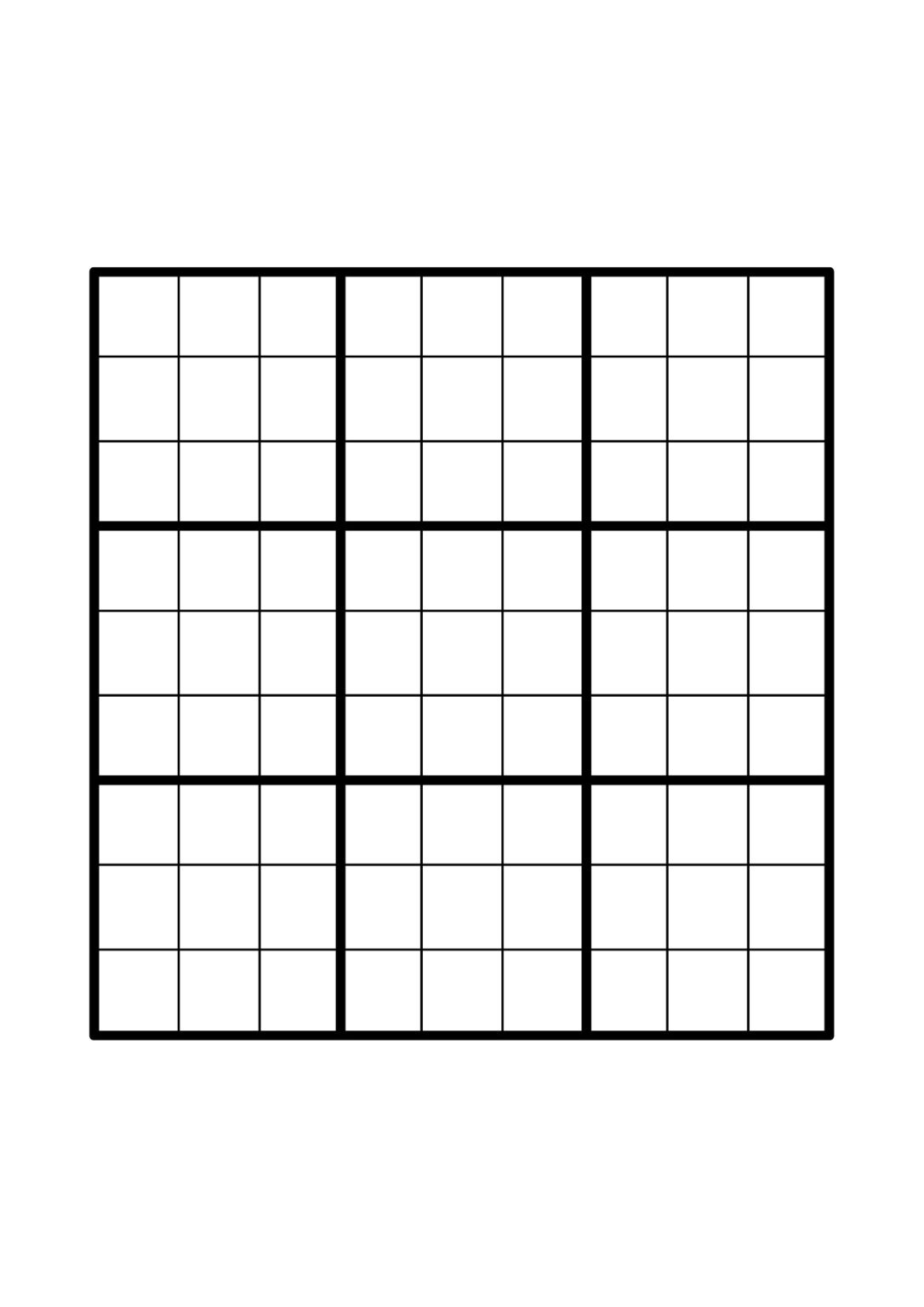 ⭐ Printable 9 Squares Grid Paper » 【 Download Free 】 🖨