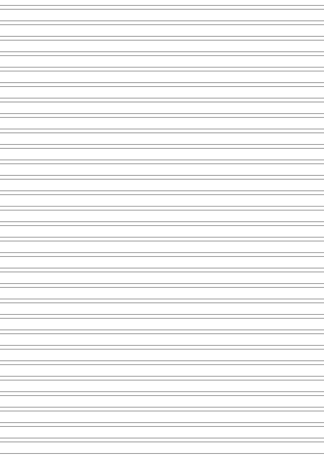 ⭐ Printable Double lined Paper 【 Download Free 】 🖨 ⭐ Printable Double lined Paper 【 Download Free 】 🖨