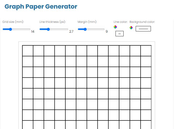 Graph Paper Generator