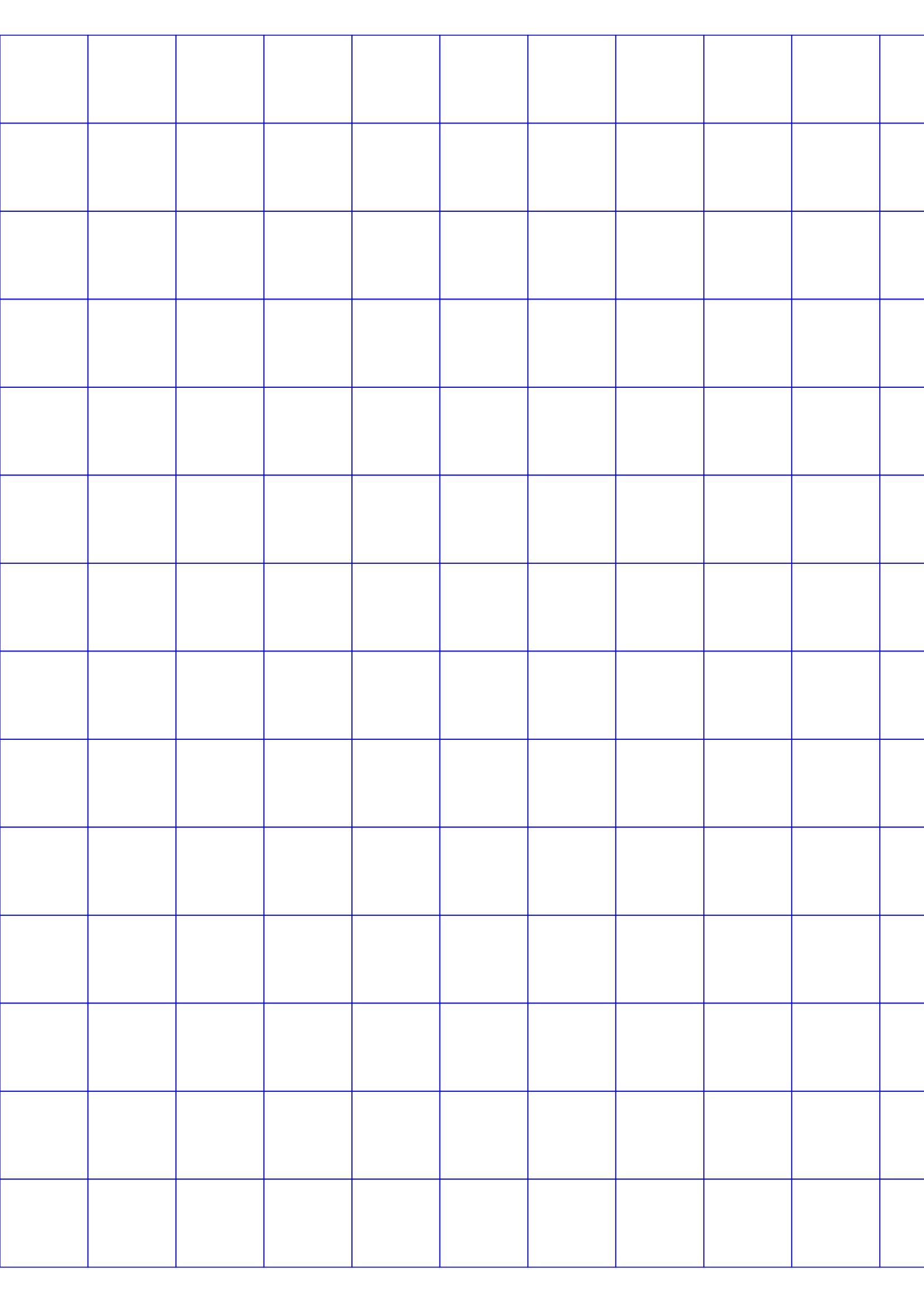 Graph Paper Blue Lines Colored Graph Paper