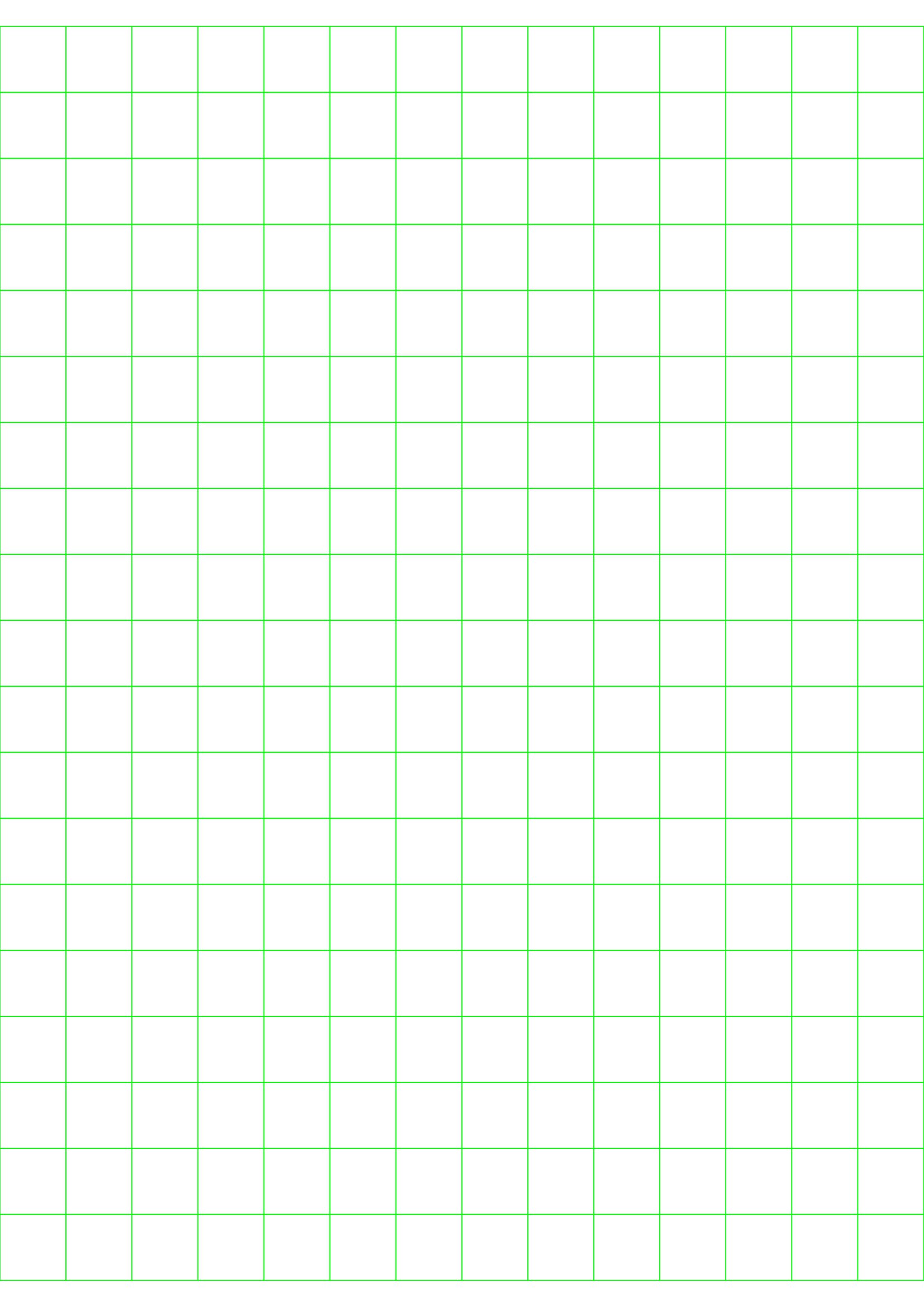 Graph Paper Green Lines Colored Graph Paper